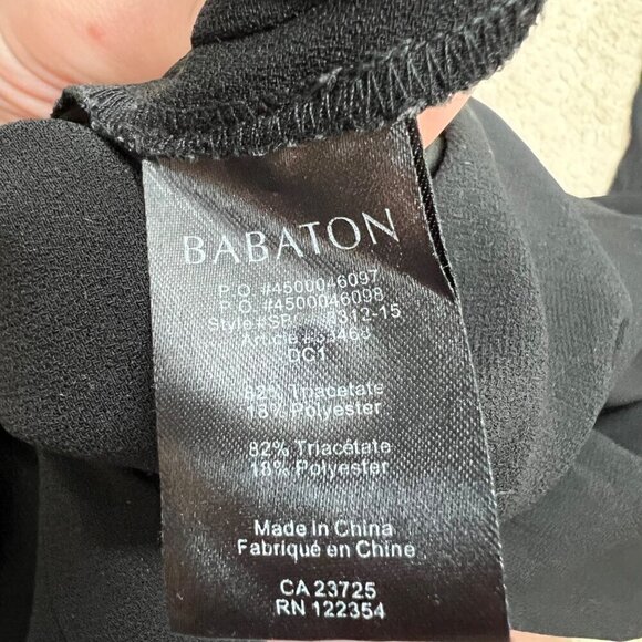 Aritzia Babaton Donnie Jumpsuit Size Medium Black Drawstring Pockets Sleeveless - Picture 11 of 12